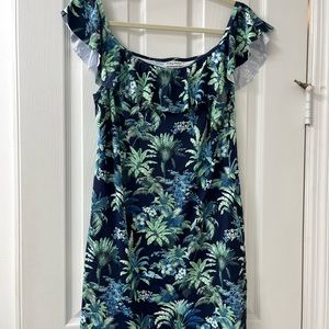 Tommy Bahama Art of Palms Off-the-Shoulder Dress/Beach Cover-up